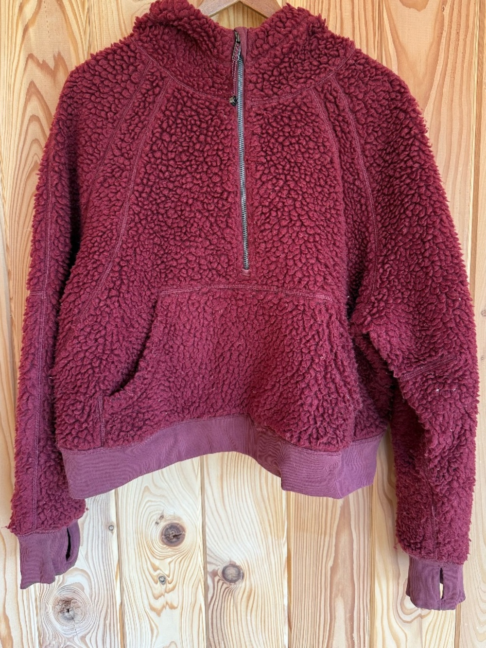 Lululemon Cropped Sherpa Pullover